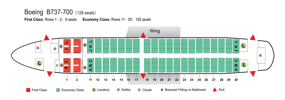 Southwest Air Seating Chart